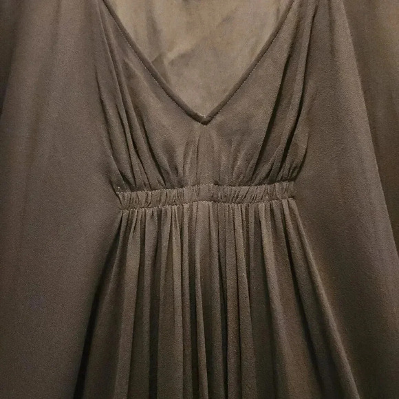 New Diane Von Furstenberg Fleurette Oversized Mini Dress Sz 0 Black Silk… - Picture 13 of 13